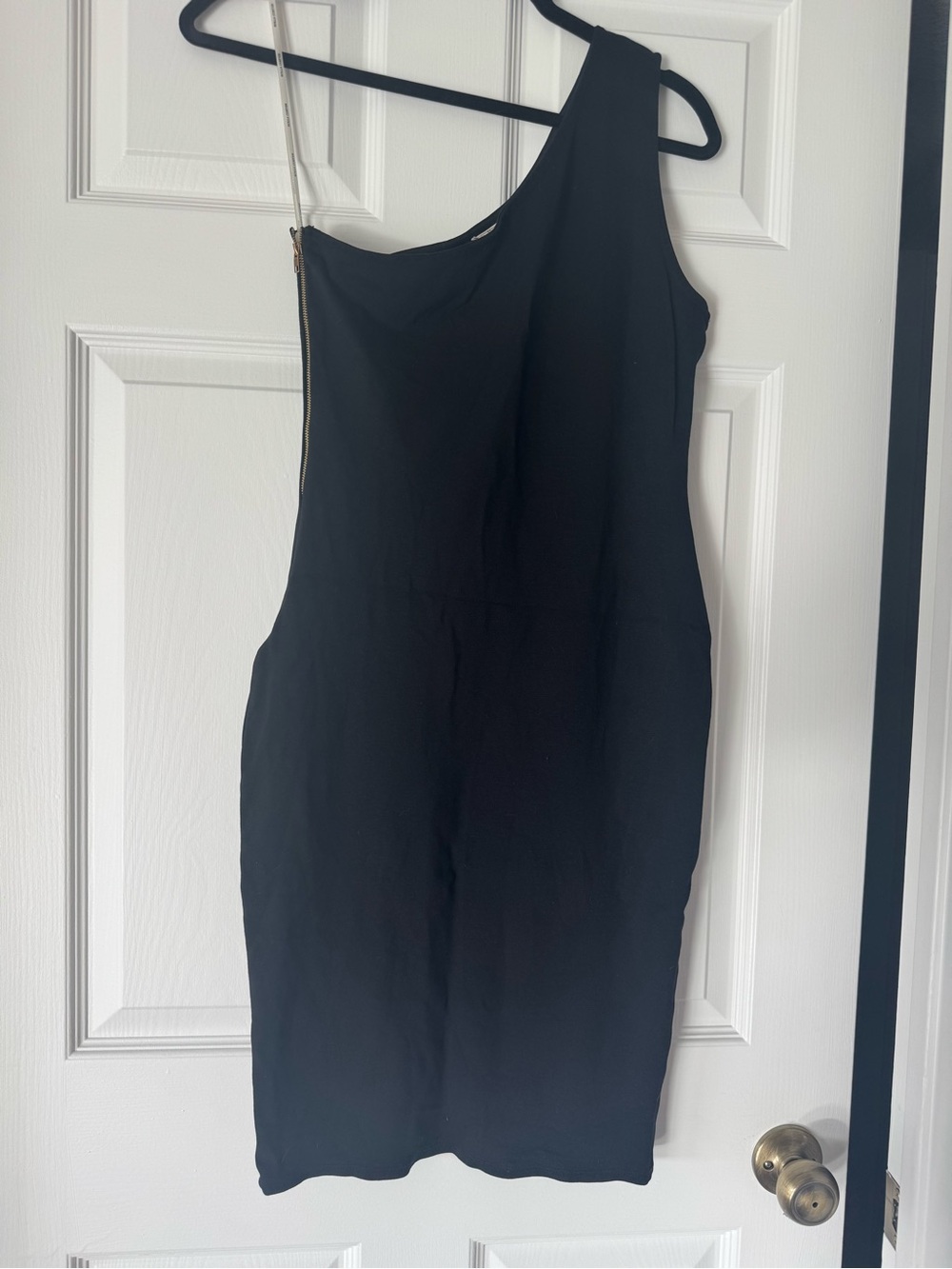 Rolla Coster Black One-Shoulder Cocktail Dress